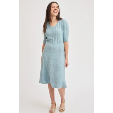 Robe en lin coton bio et seacell